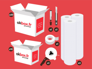 illustration du materiel mis en vente pour le stockage meuble