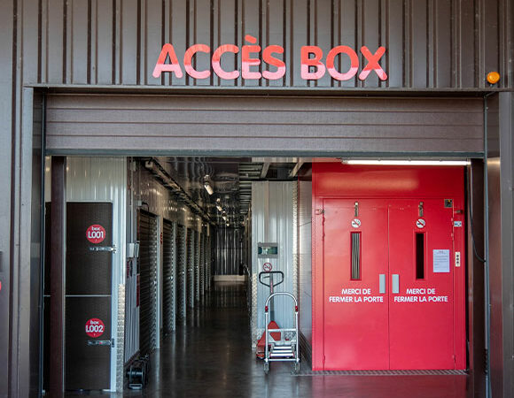 Photo de l’acceuil du site de self stockage  