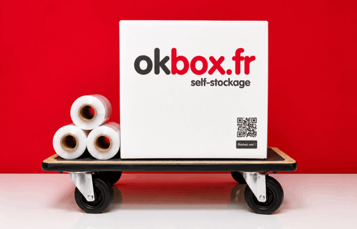 Chariot de manutention okbox selfstockage