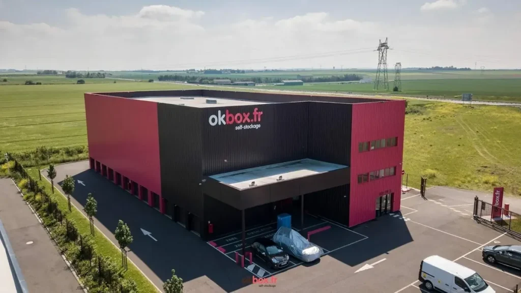 Centre de self-stockage OKBOX à Caen (Ifs), ZAC Object'Ifs, pour le stockage saisonnier