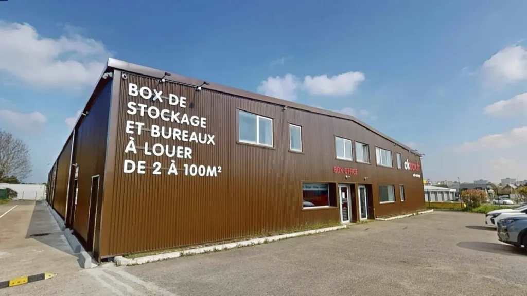 Centre de self-stockage OKBOX au Havre, rue Denis Cordonnier près de l'A29